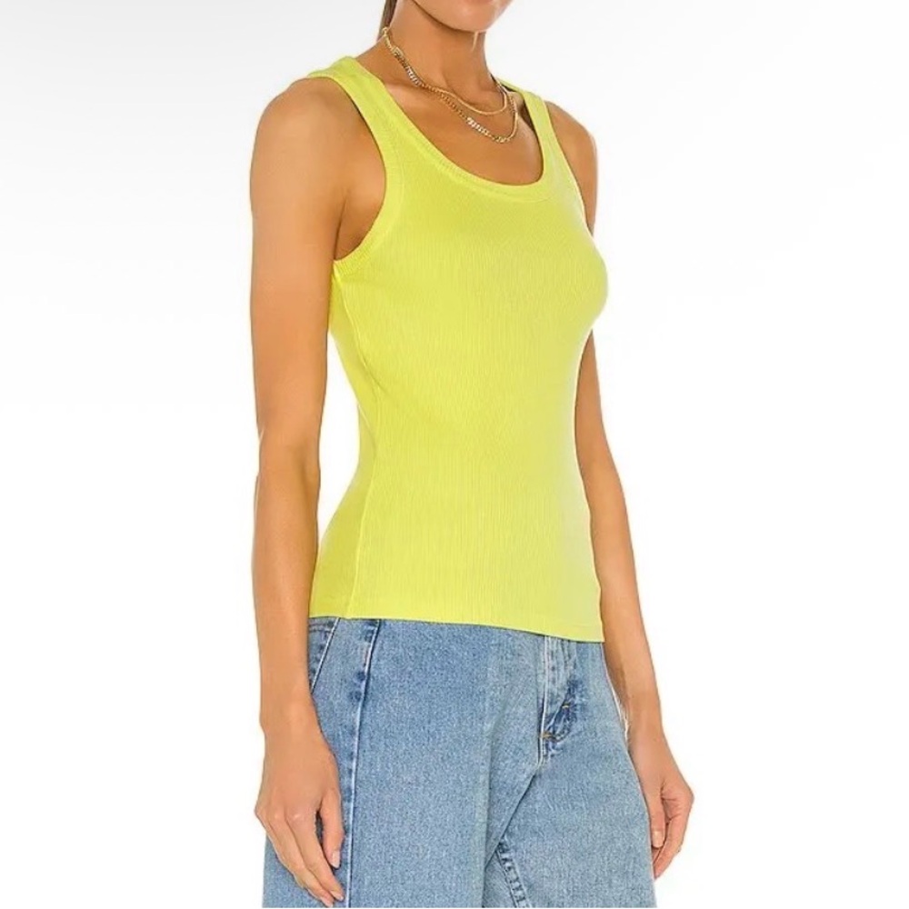 ! AGOLDE Poppy Tank In Yellow